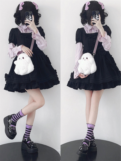 Fluffy White Ghost Pochette