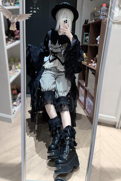 [pre-order Deadline: April 27] Striped Gothic Vest + Shirt + Pants + Skirt + Tail + Accessories