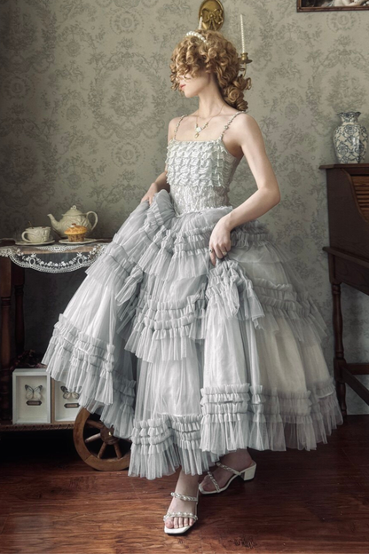 Lace Swan Lolita Camisole Dress