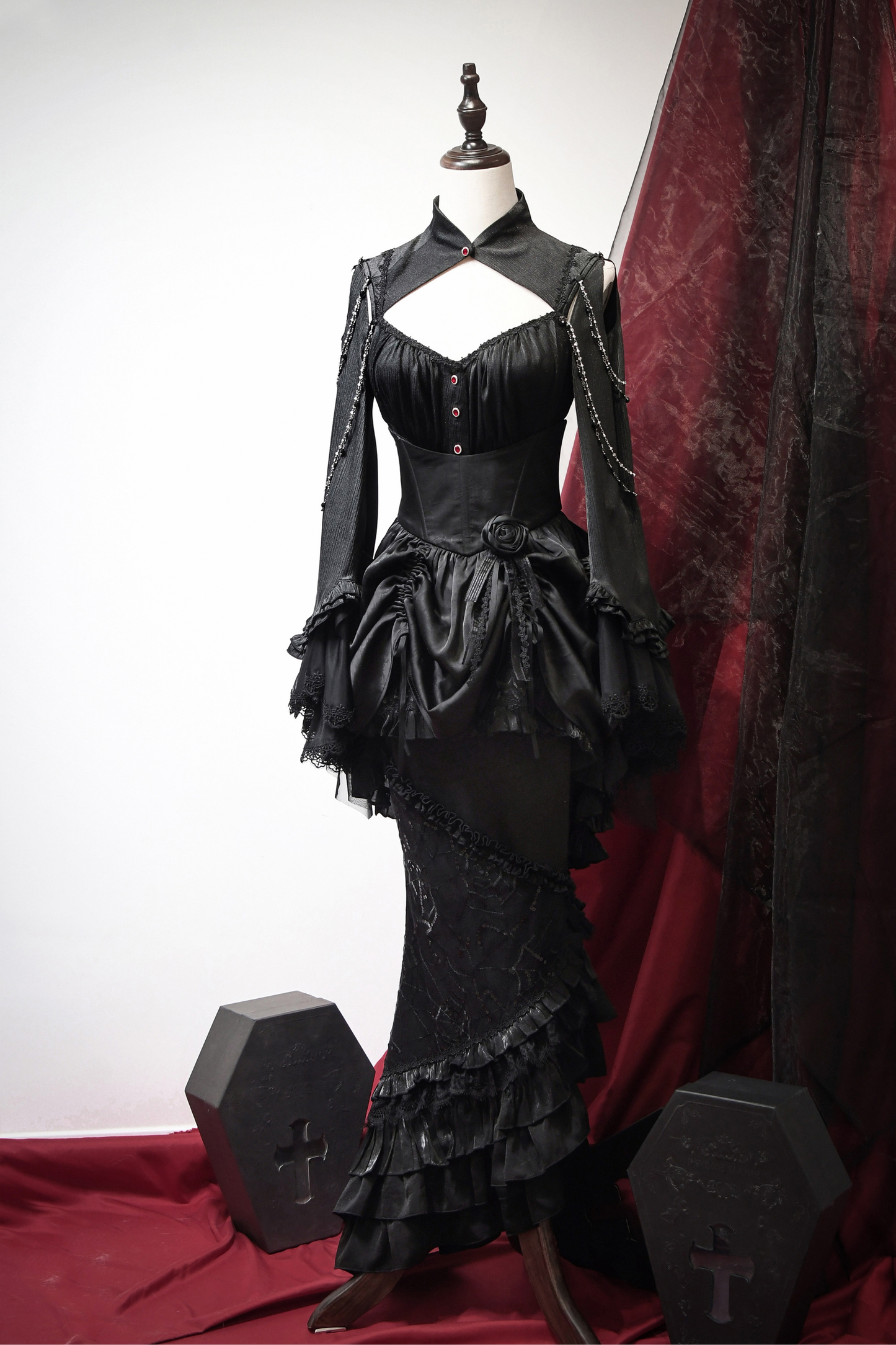 Dark Flower Gothic Lolita Set