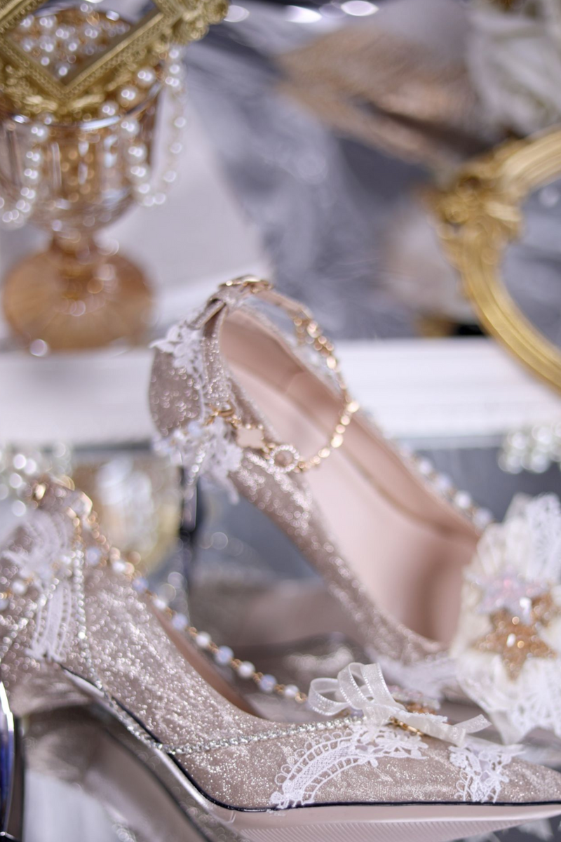 Shiny Wedding Shoes