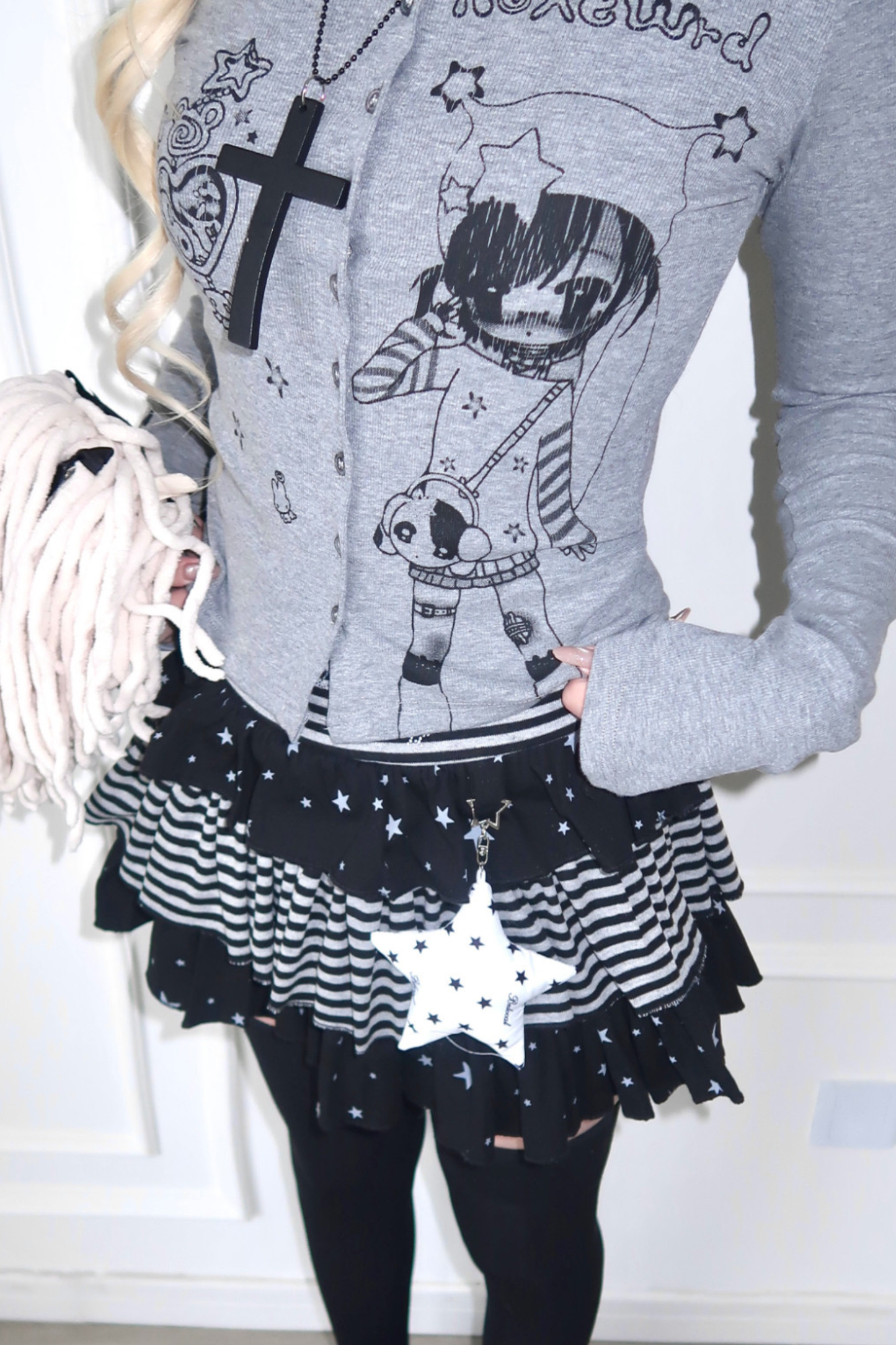Gothic Girl Slim Slimming Top