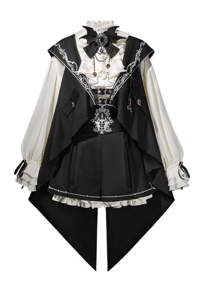Dark Prince Suspender Shorts