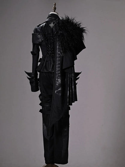 [pre-order Deadline: June 8] Phantom Knight Dark Gothic Prince Suit Full Set (jacket With Cape + Top + Pants)