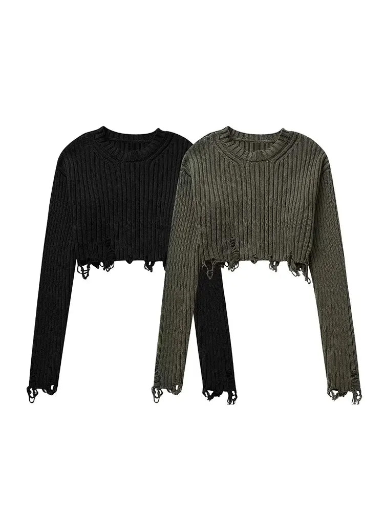 Cropped Pullover