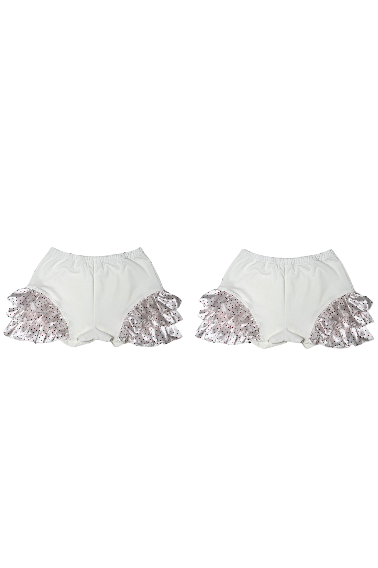 Lace Cross Turtleneck Top + Lace Shorts