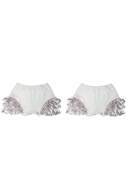 Lace Cross Turtleneck Top + Lace Shorts