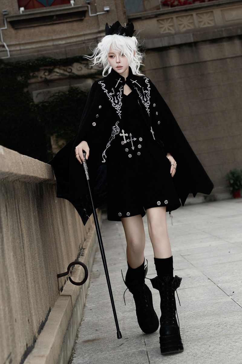 Eternal Night Gothic Cape + Tops + Pants