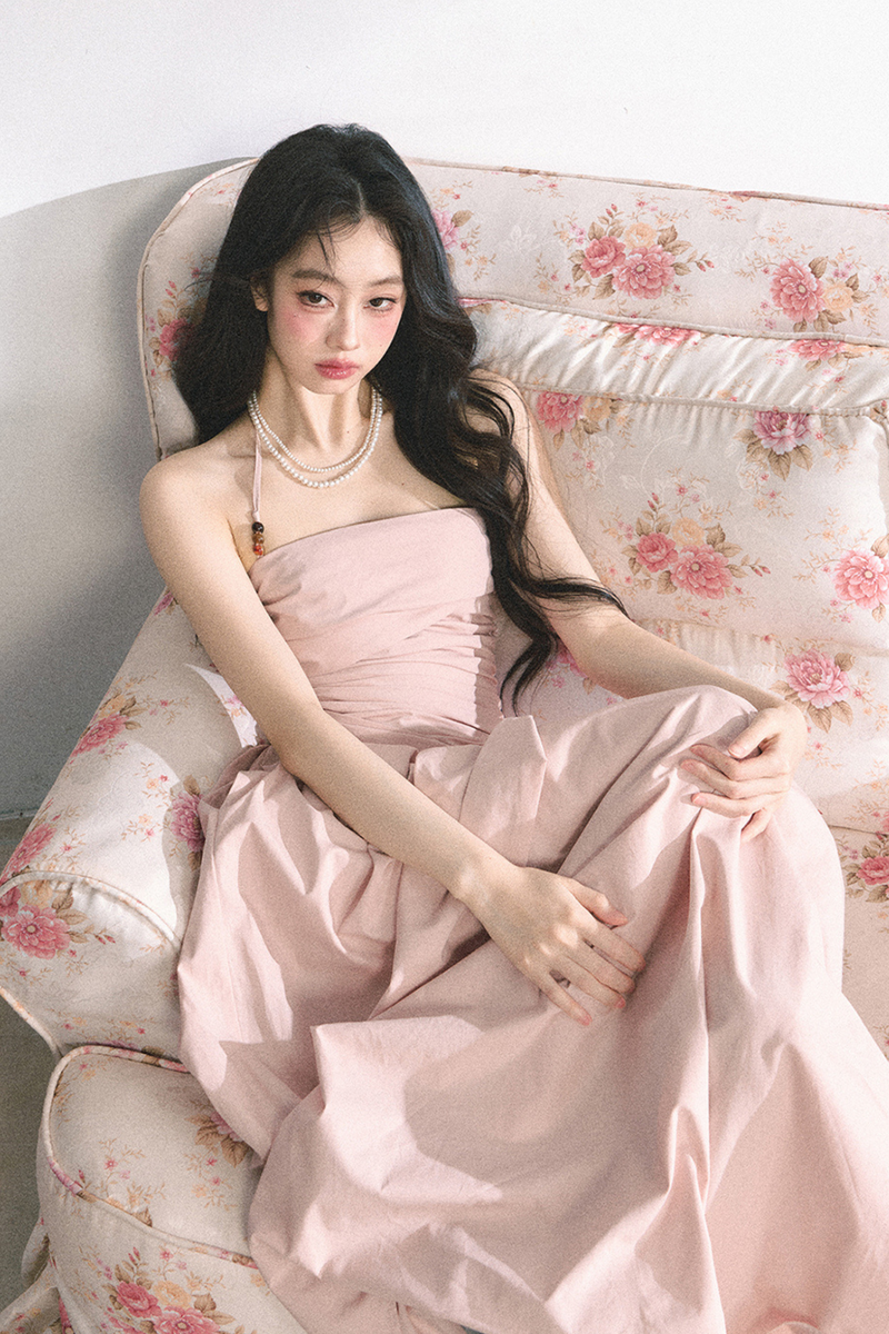 Halter Neck Long Dress