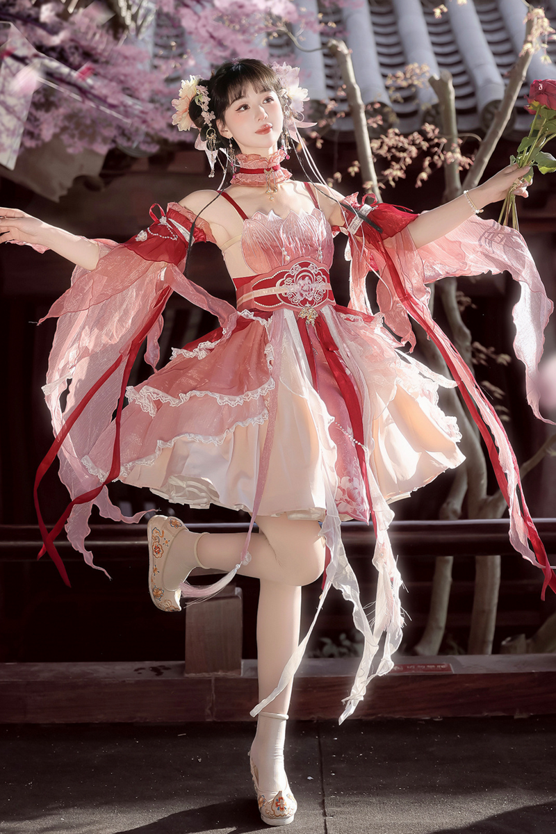 Pop Chinese-style Wing Lolita Dress