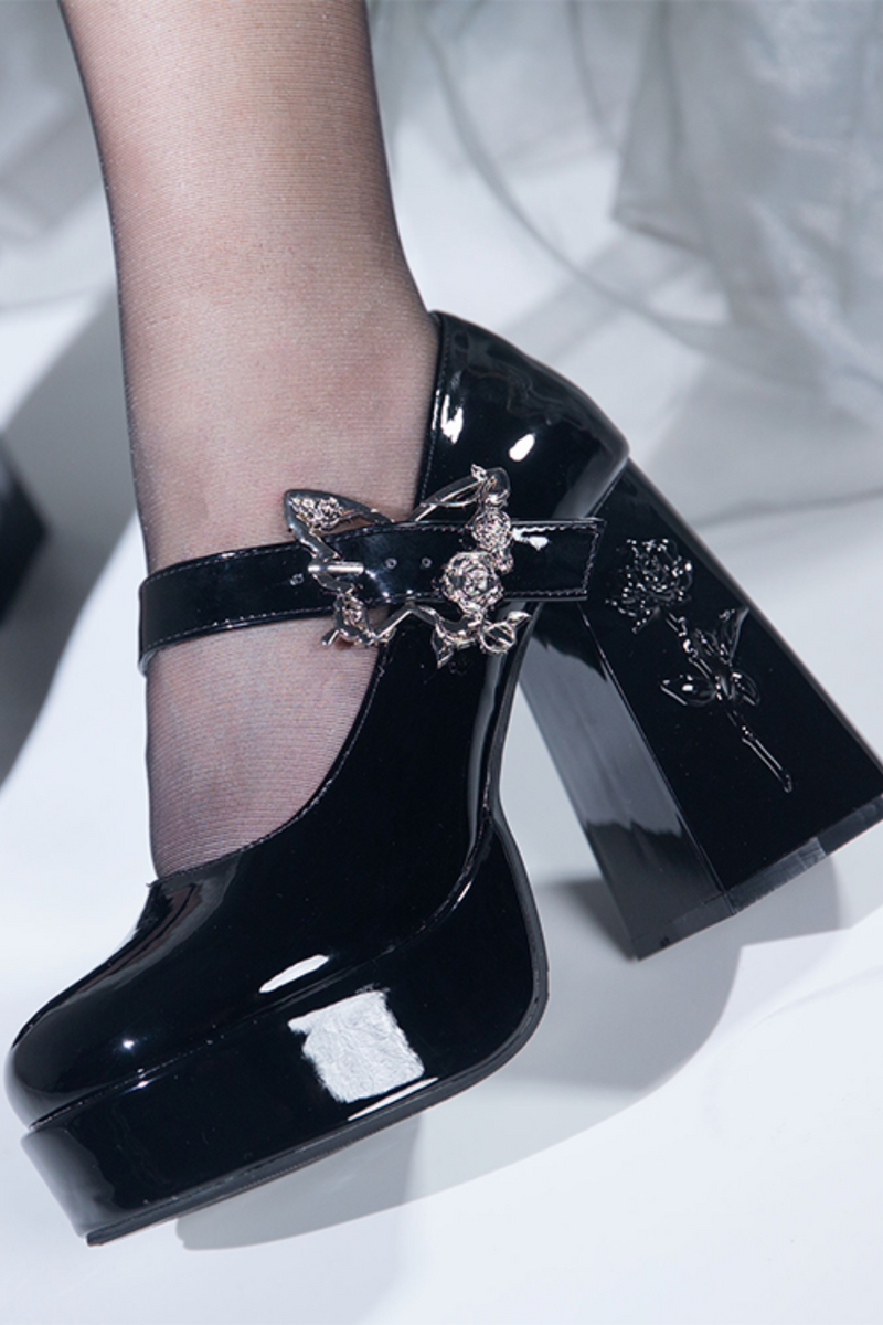 Floating Dreamland Platform Block Heel