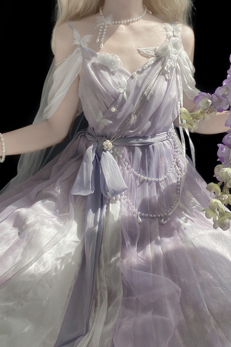 [pre-order] Sweet Girly Dress + Shawl + Necklace