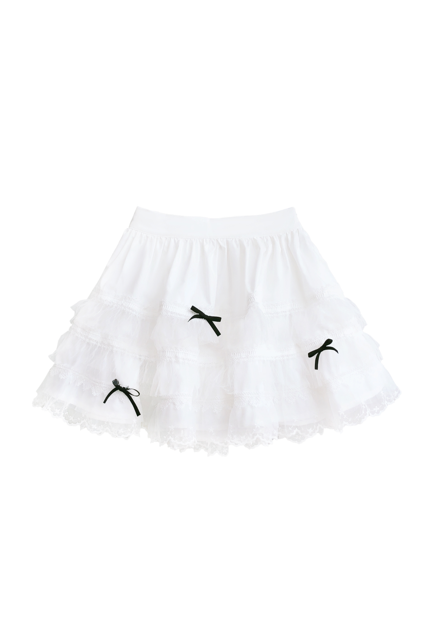 White Snow Long Coat + Shirt + Skirt