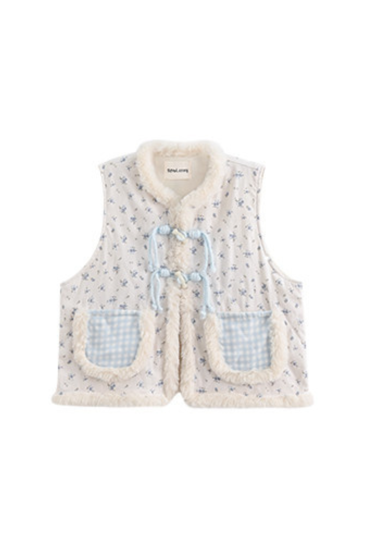 Retro Chinese-style Shirt + Skirt + Vest