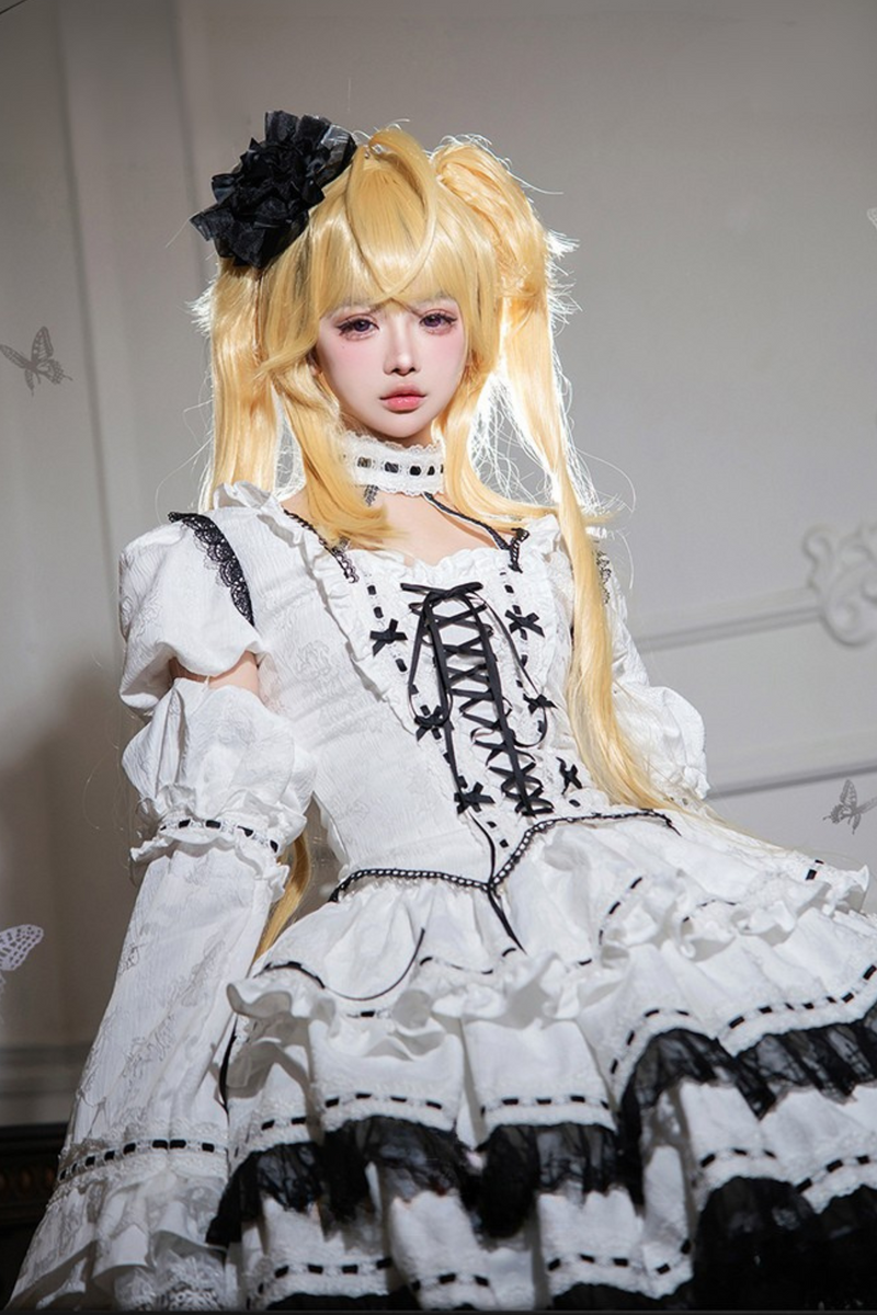 Gothic Witch Lolita Dress Set Full Set
