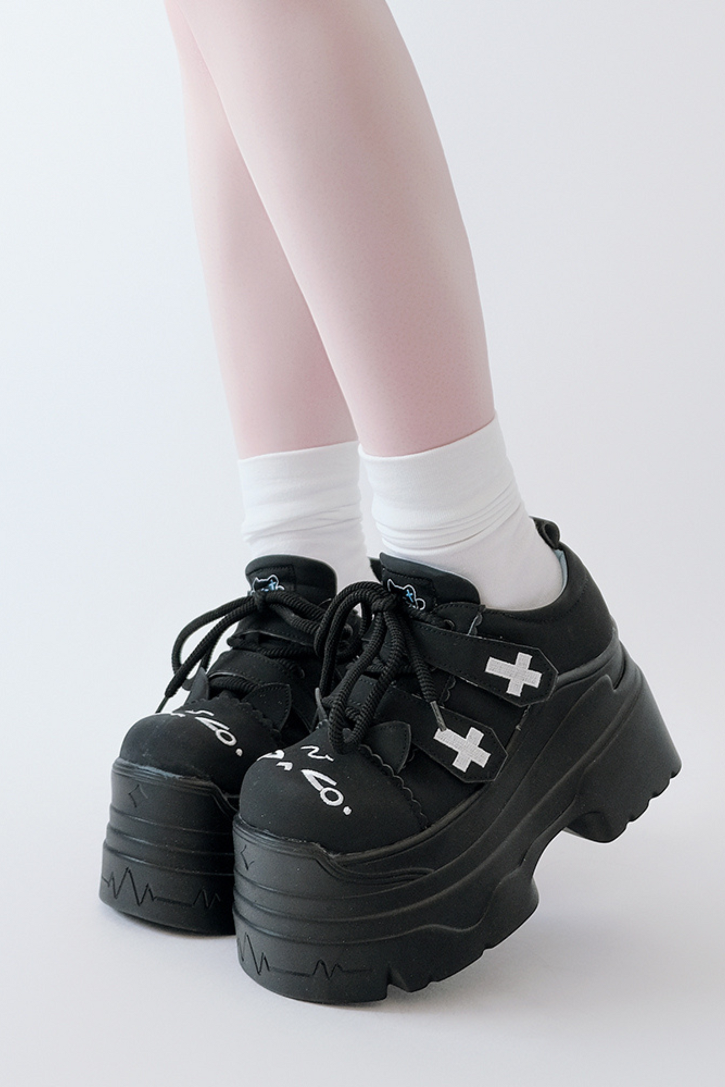 [angel Style] Subculture Cross Platform Shoes