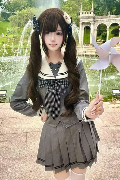 Island Cat Sailor Top + Skirt + Ribbon