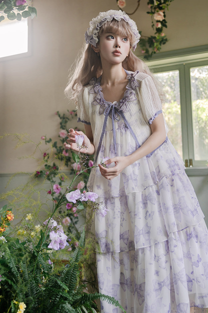 Evergarden Lolita Dress + Shirt + Cardigan