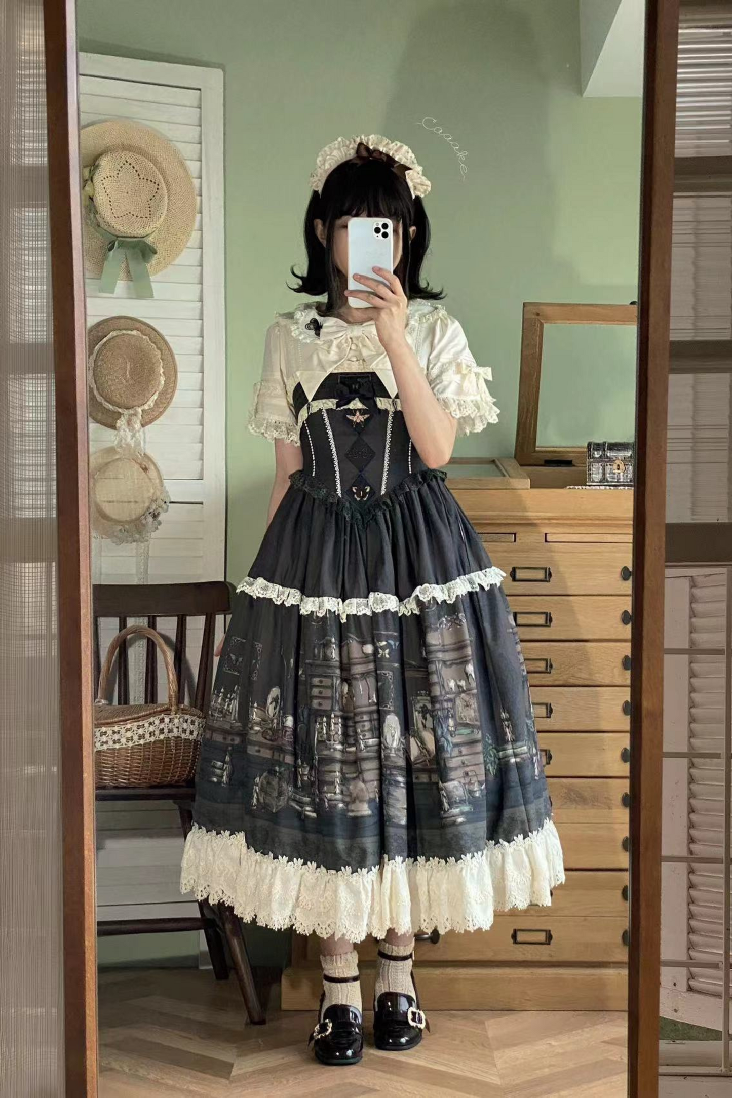 Spell Collection Room Stitch Fake Two Piece Dress