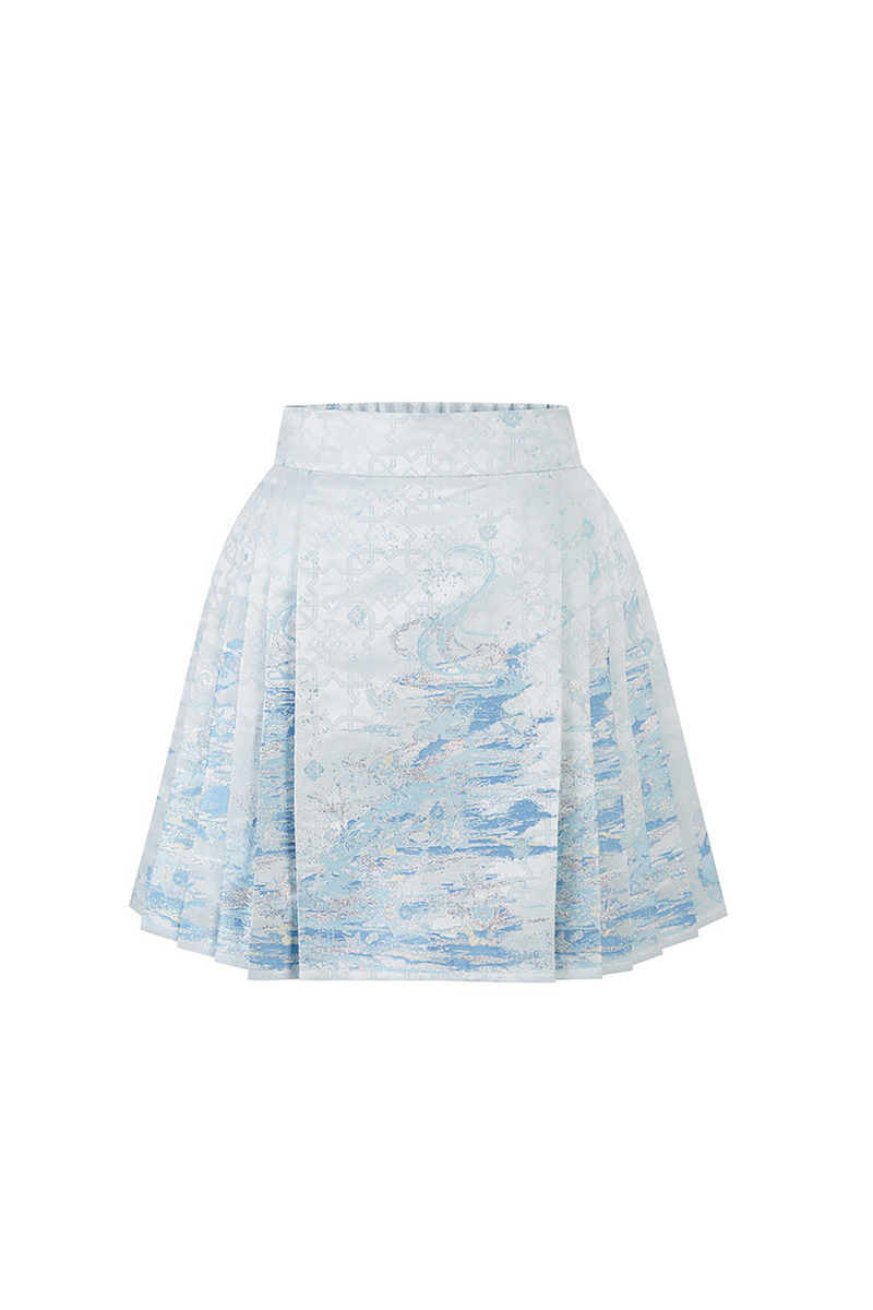 Ice Chinese-style Shirt + Skirt + Dress + Neck Accessories