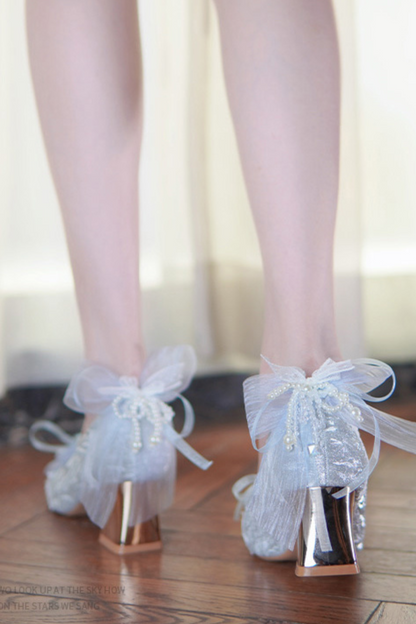 Streamer Ode Glitter High Heels