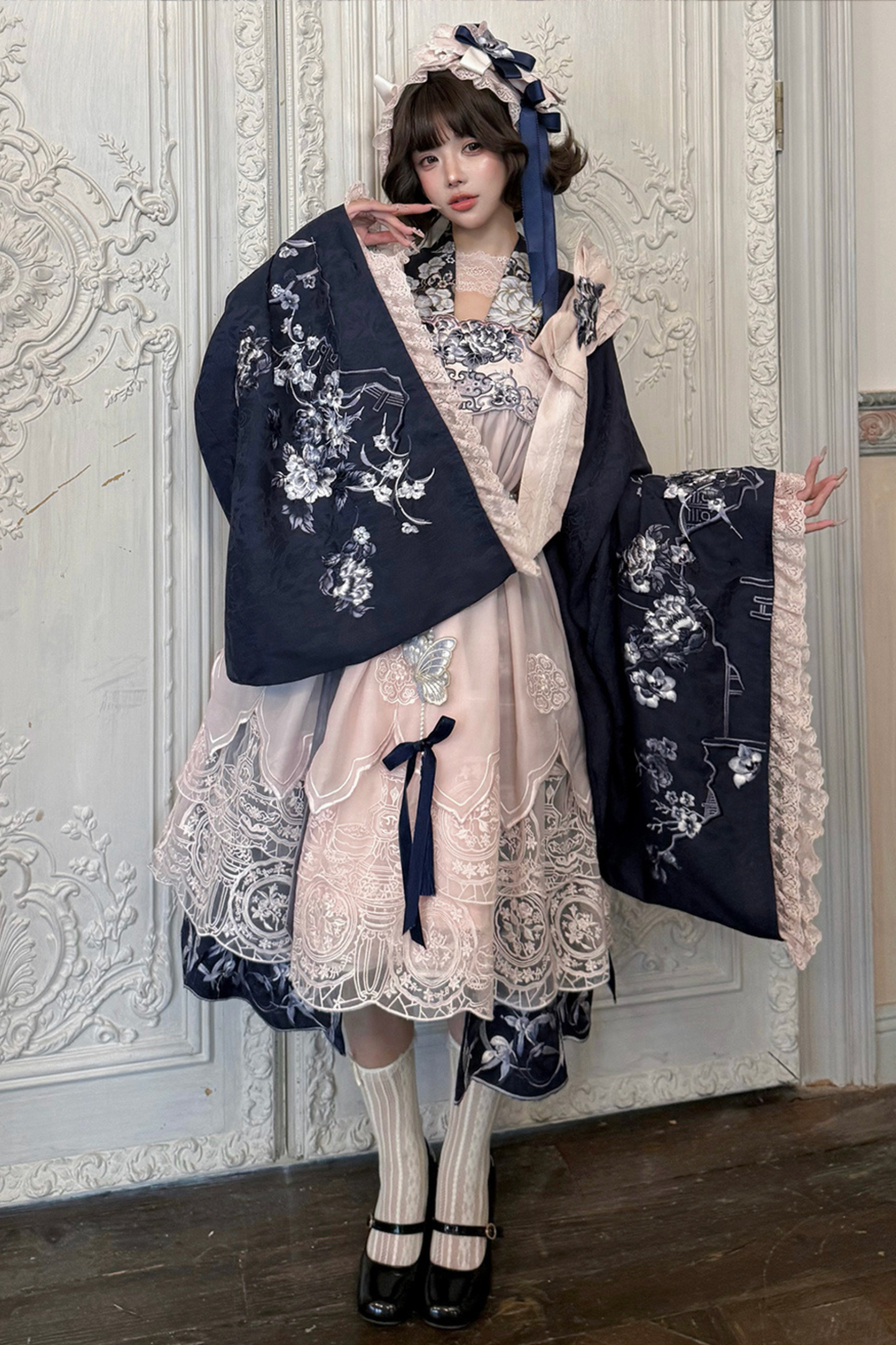 Sweet Chinese-style Cape Jacket