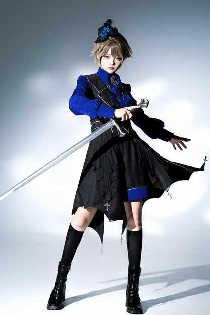 Moonlit Night Shirt + Vest + Shorts