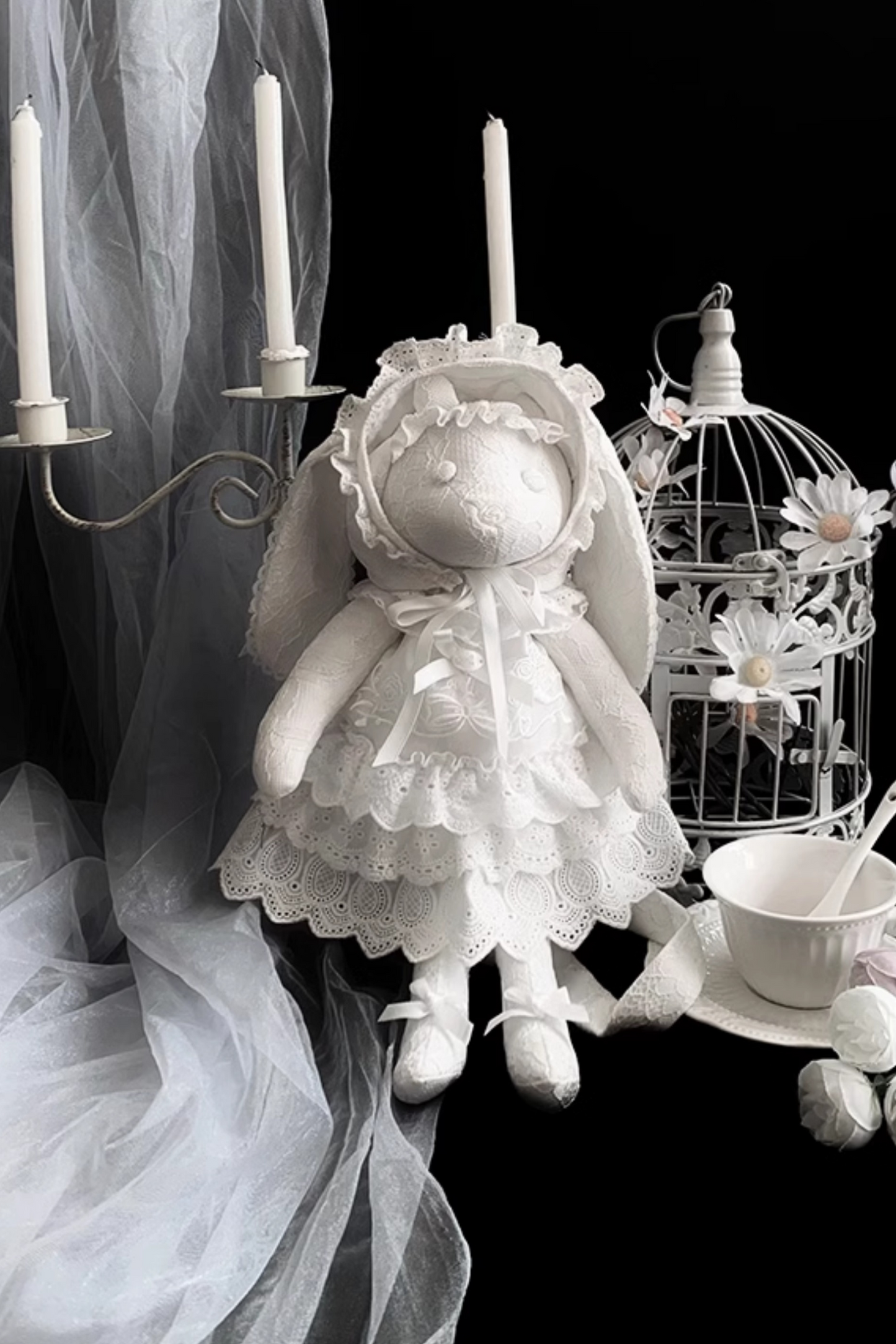 [pre-order] Lace Dark Bunny Bag
