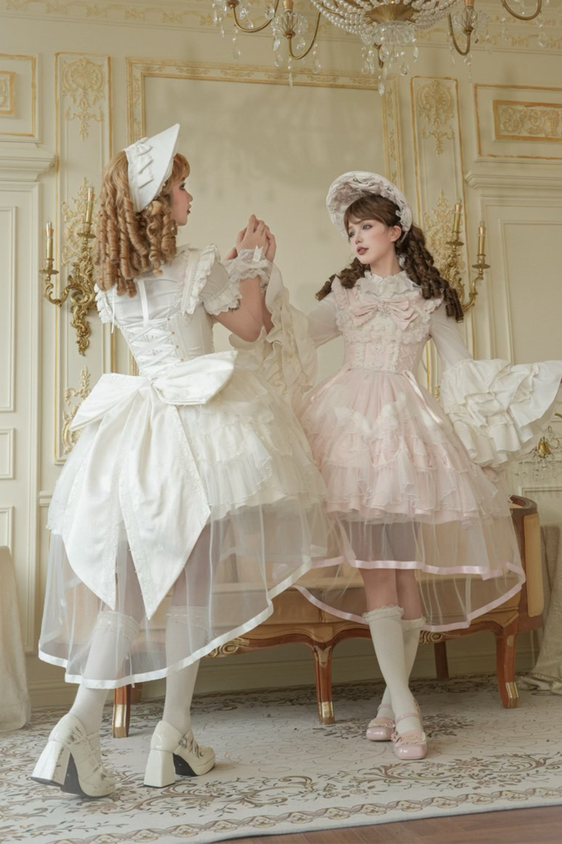 Sweet Ruffle Tiered Lolita Dress