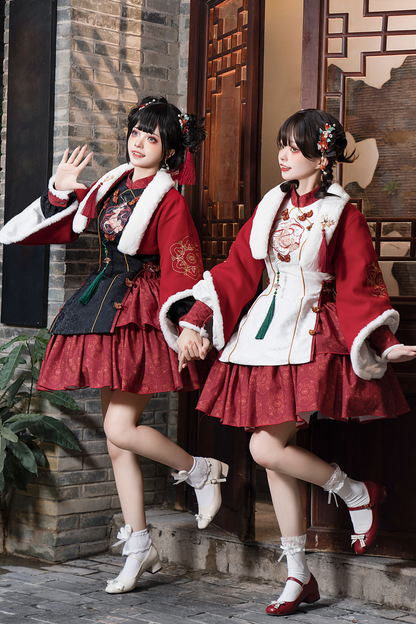 Snow Chinese-style Girly Dress
