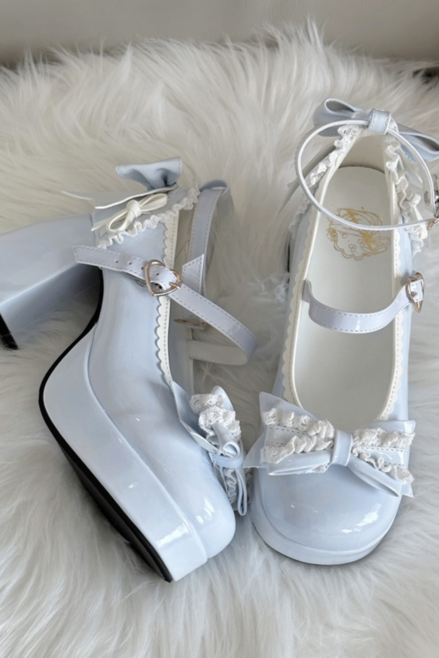 Ruffle Ribbon Lolita Shoes