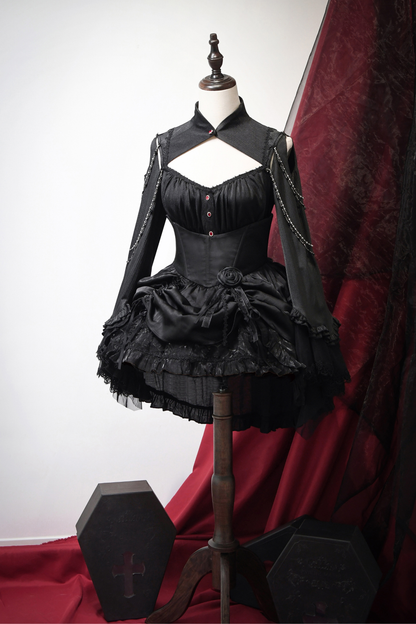 Dark Flower Gothic Lolita Set