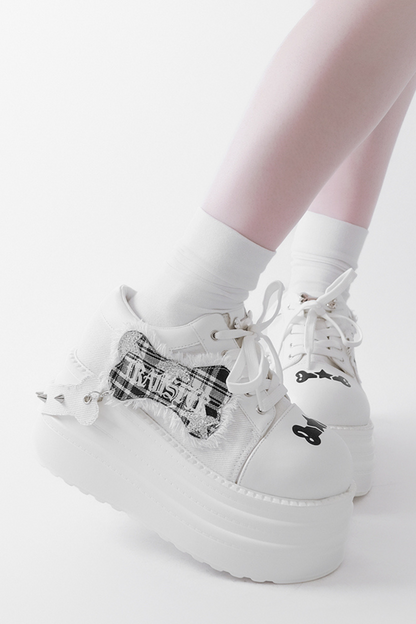 Rock and Roll Subculture Platform Sneakers