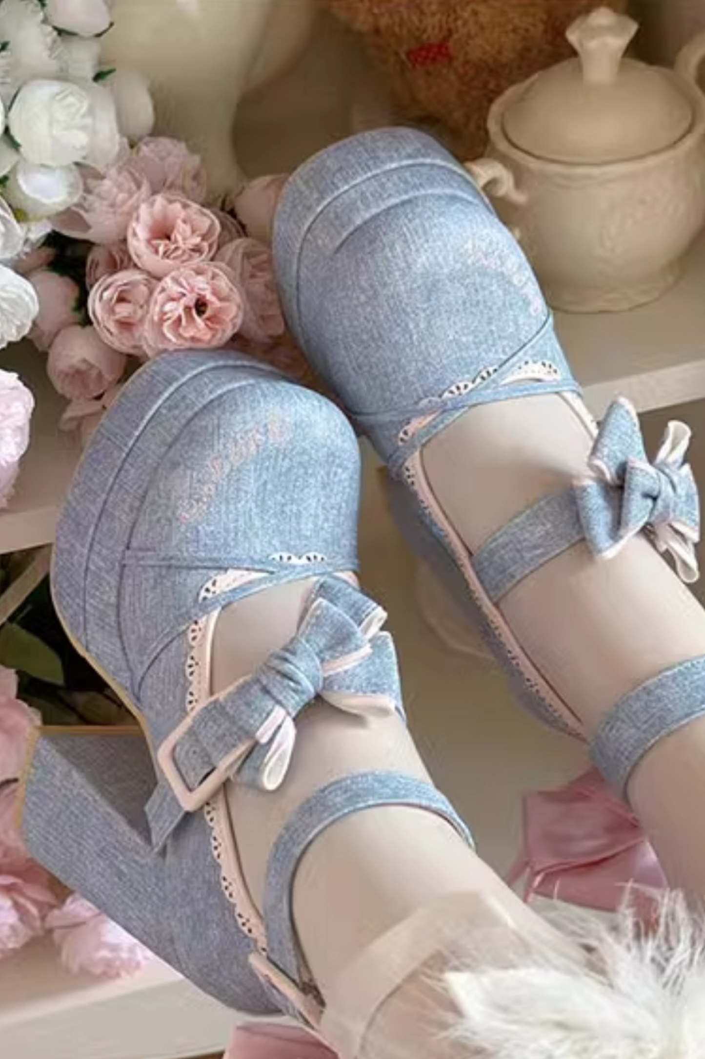 Merry Sweet Ribbon Shoes