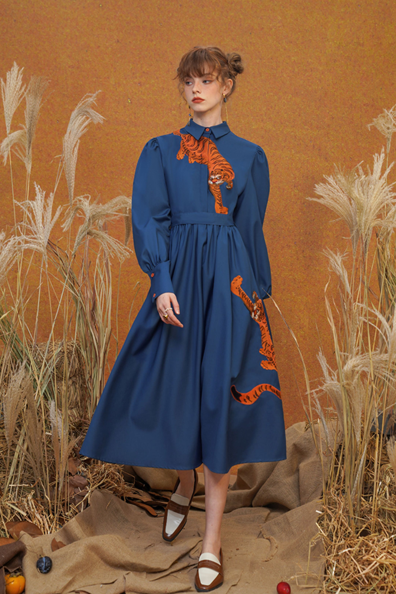 French Tiger Dress