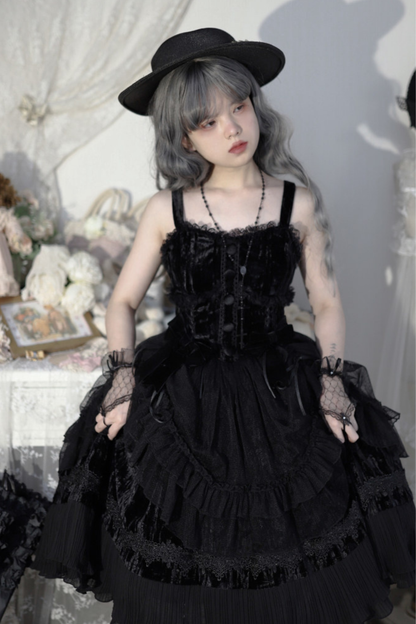 Gothic Doll Lolita Dress + Short Jacket