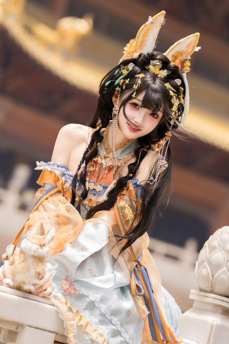 Jade Rabbit Lolita Dress + Headband