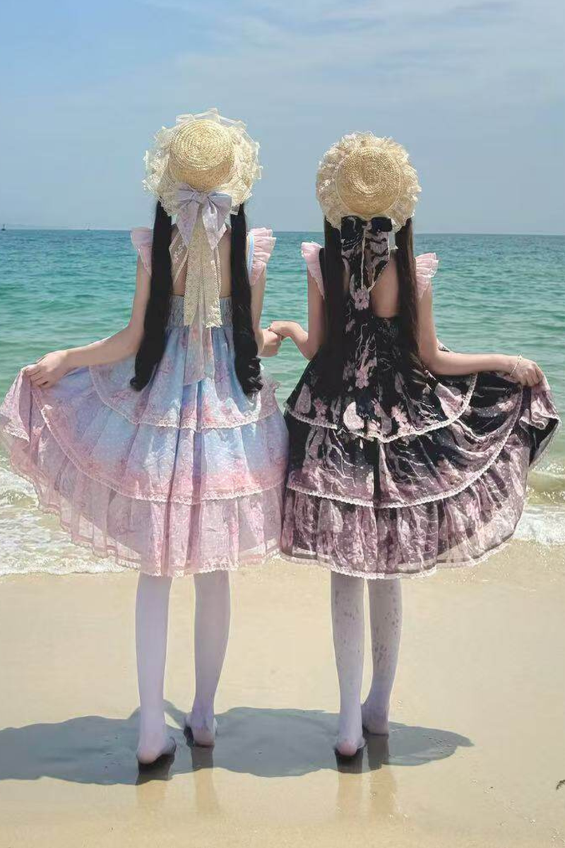 Sweet Jellyfish Sleeveless Lolita Dress