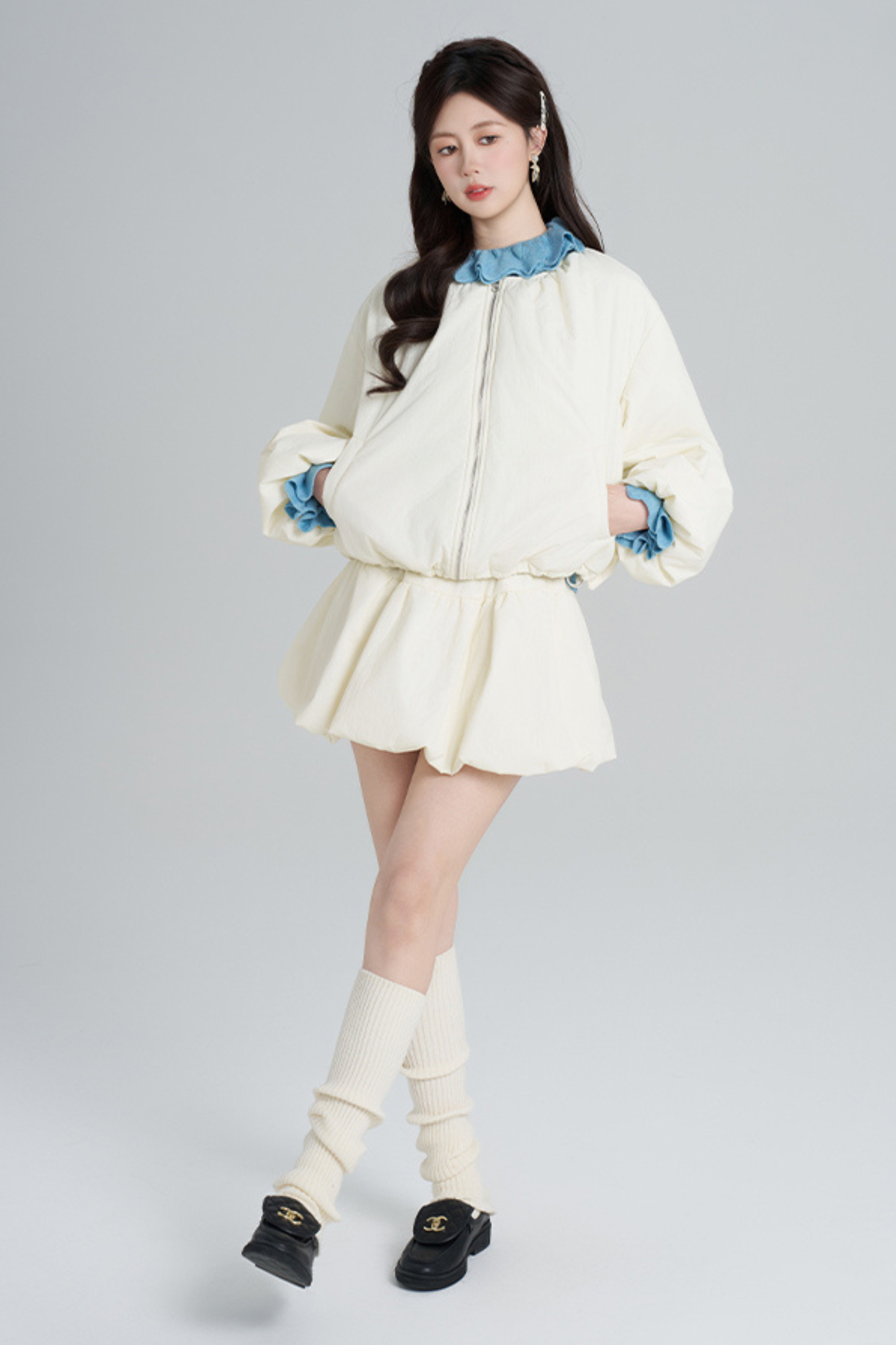 Macaron Zip Outer + Skirt