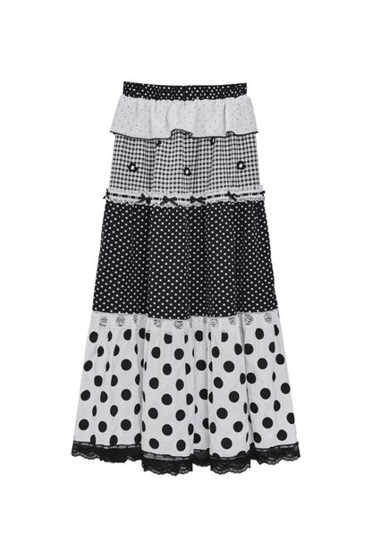 Clover Loose Top + Patchwork Skirt