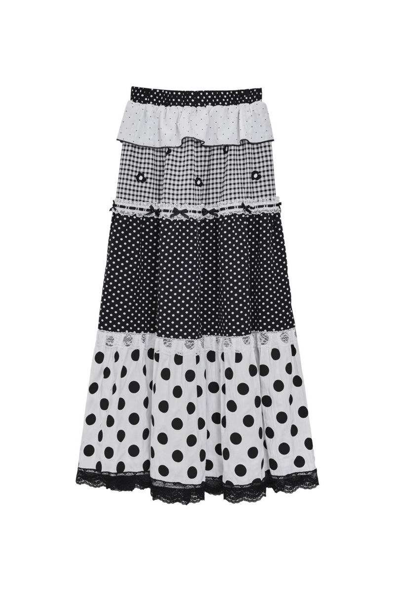 Clover Loose Top + Patchwork Skirt