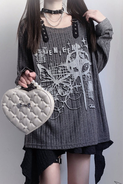 Pearl Quilted Sweetheart Bag