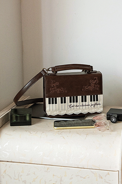 Literary Piano Shoulder Bag