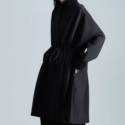 Loose Fit Overcoat Black