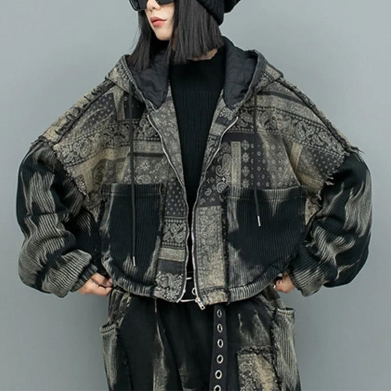 Hooded Coat Black