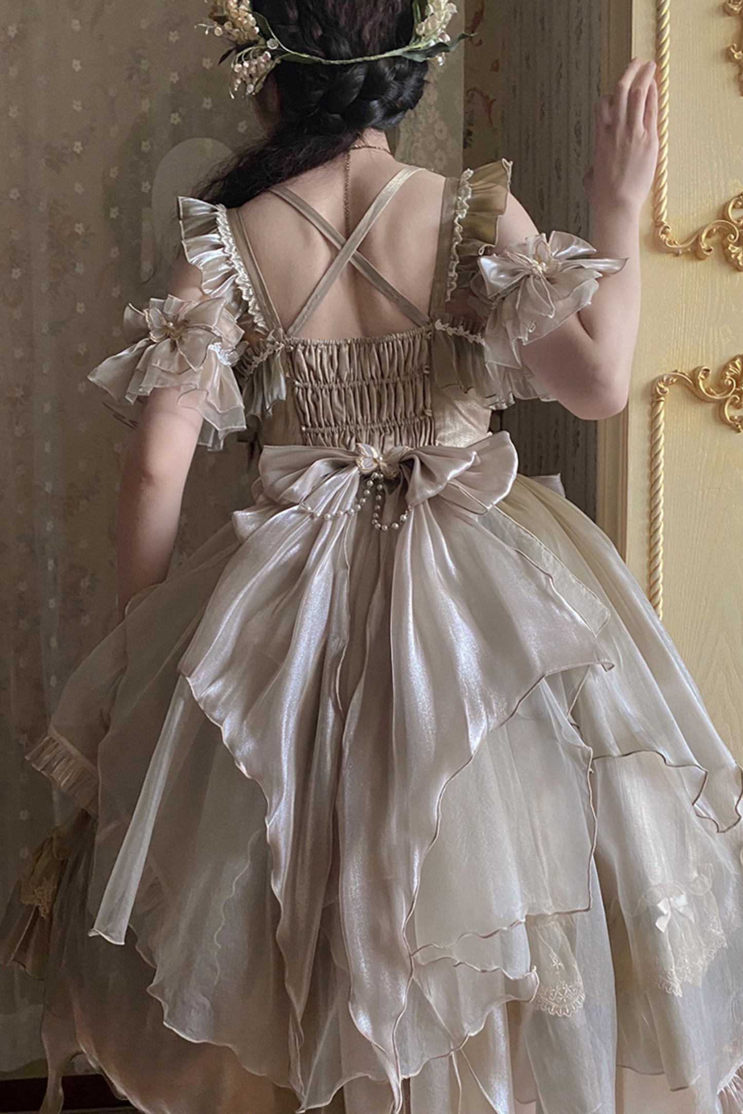 Flying Sleeves Big Lolita Dress