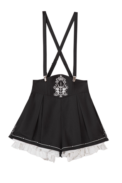 Dark Prince Suspender Shorts