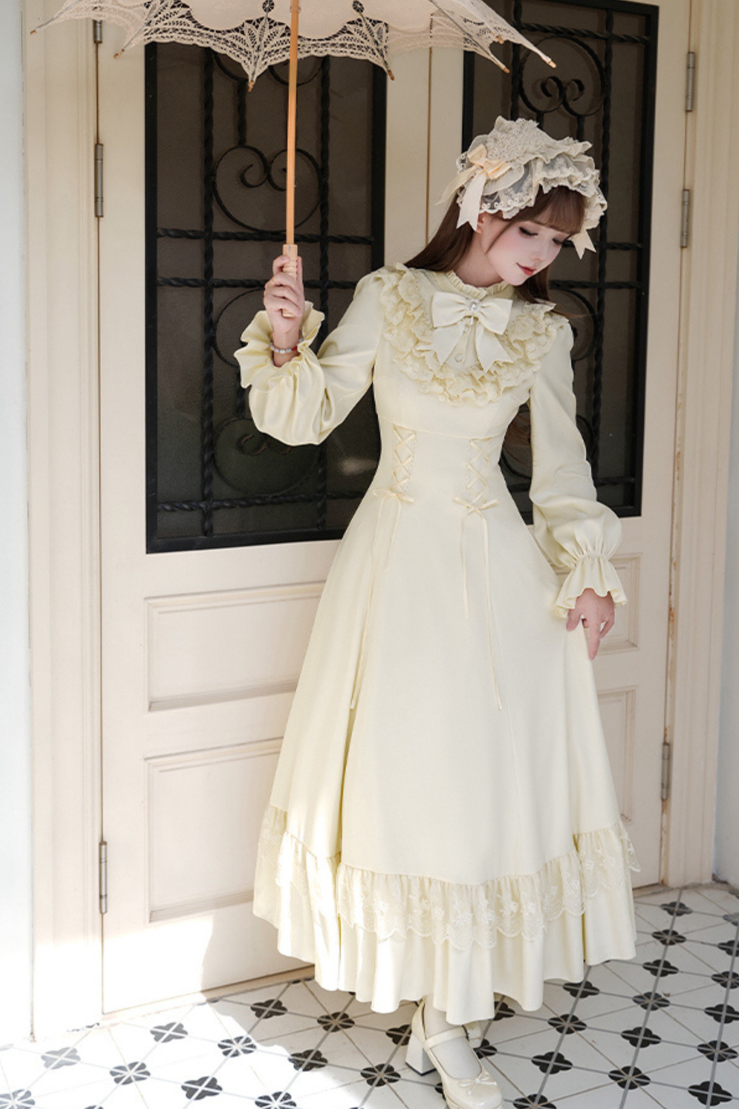 Dress + Shawl + Ribbon + Headdress