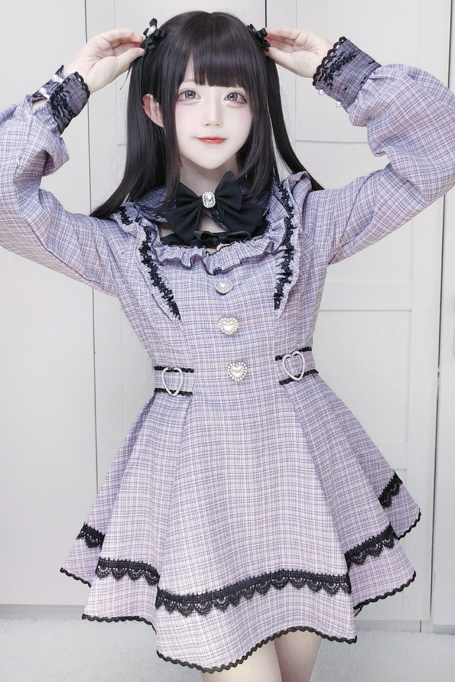 Plaid Dark Jirai Dress + Shorts