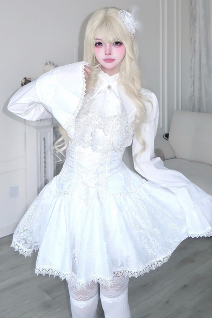 Gothic Top + Lace Skirt